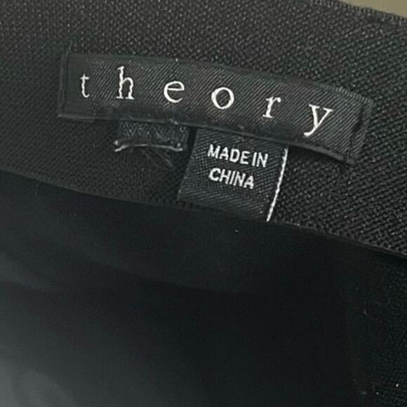 Theory Chanesa Strapless Velvet & Satin Black Mini Dress, Sz 8, Cocktail, Formal - Picture 7 of 9